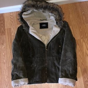 B. Moss Corduroy Coat